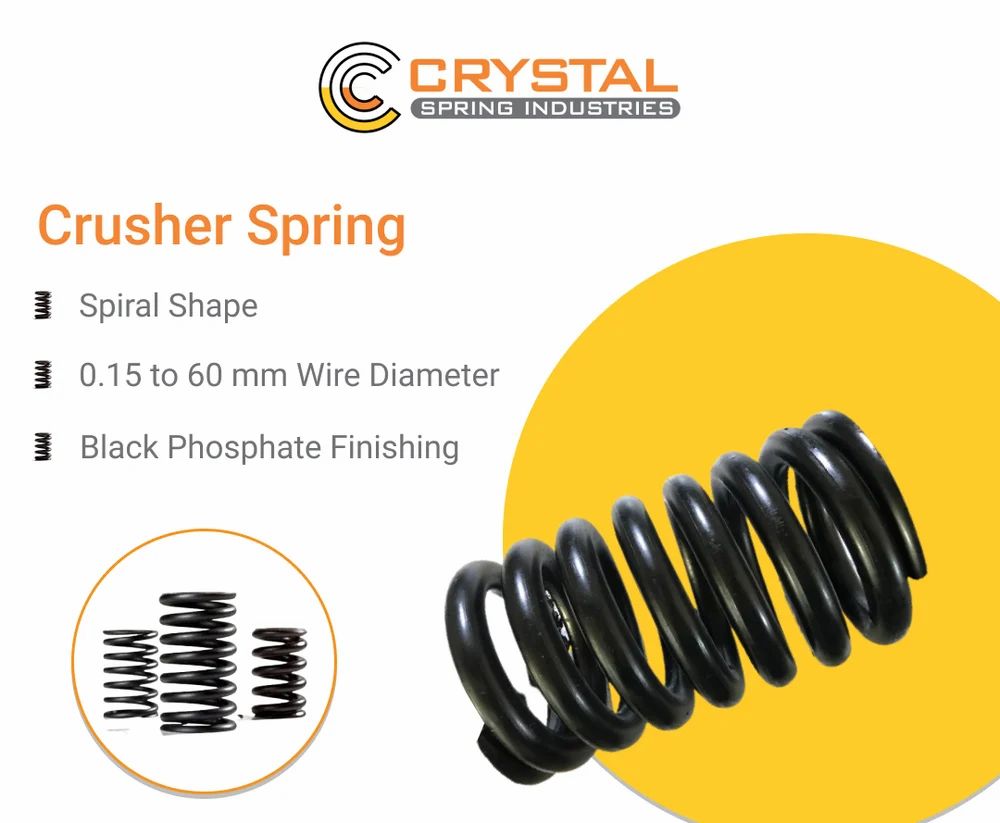Black Compression Spring